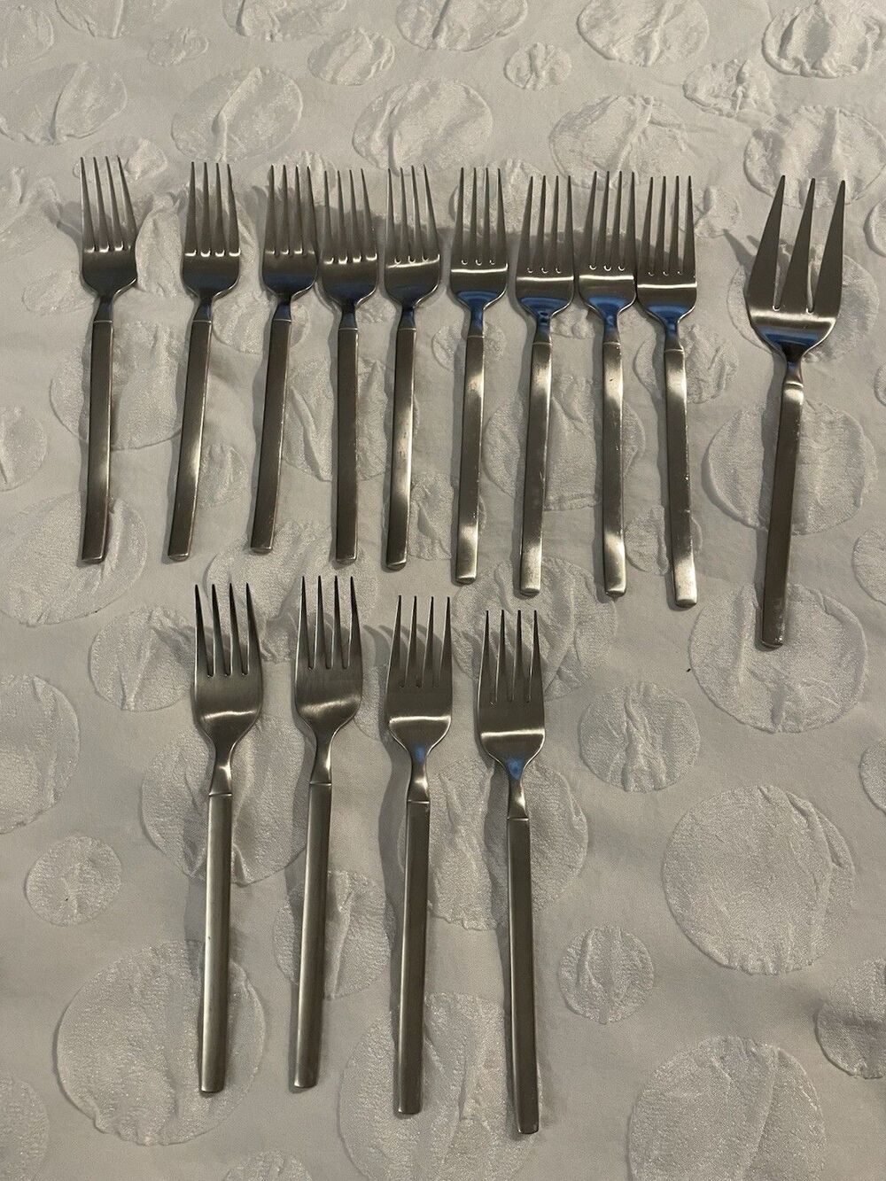 Zwilling J.A. Henckels OPUS Stainless Forks Twin Logo + Serving Fork Lot 13